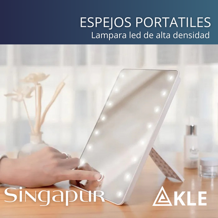Espejo Led Portátil Singapur