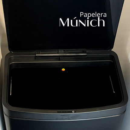 Papelera Automática Munich Black Mate