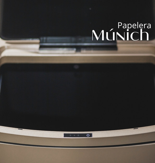 Papelera Automática Munich Gold Rose