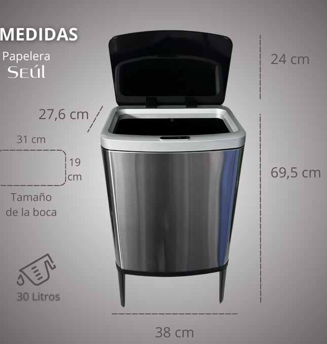 Papelera Automática Seul