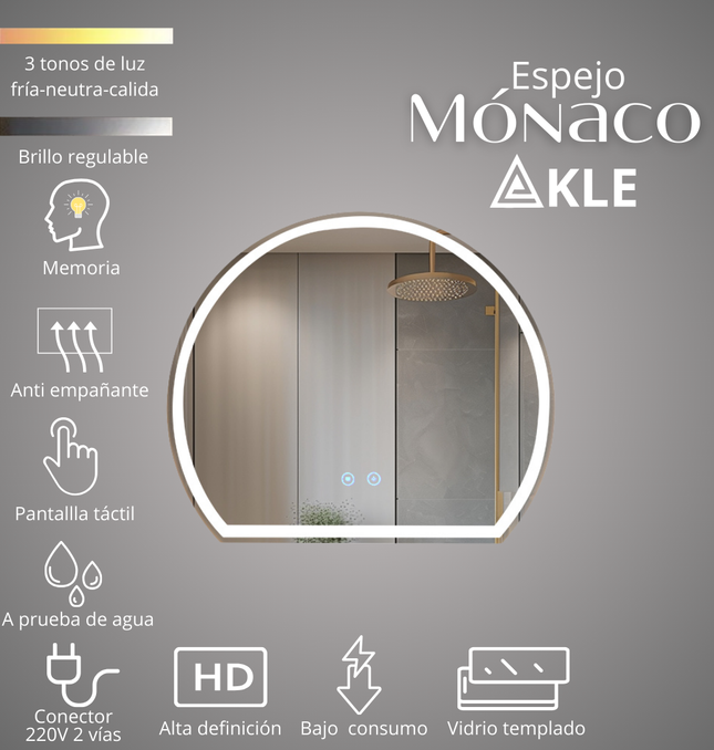 Espejo Led Mónaco