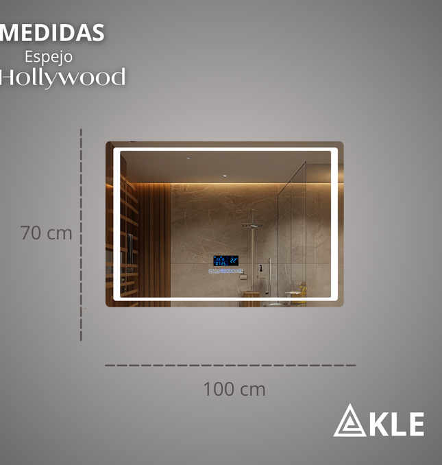 Espejo Led Inteligente Hollywood