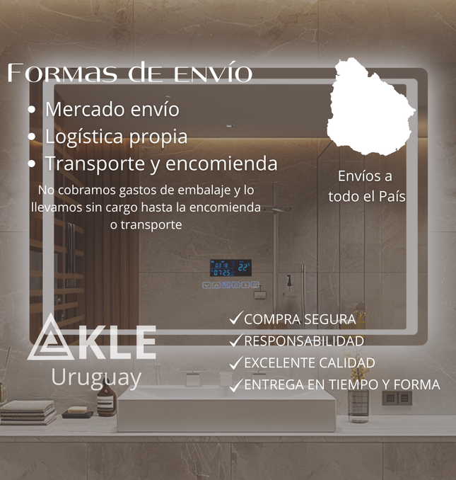 Espejo Led Inteligente Hollywood