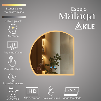 Espejo Led Málaga