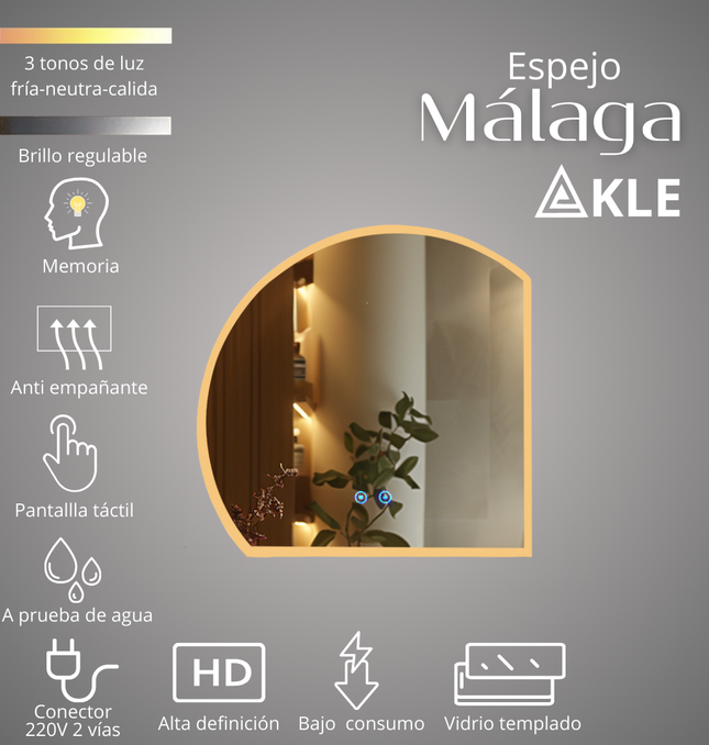 Espejo Led Málaga