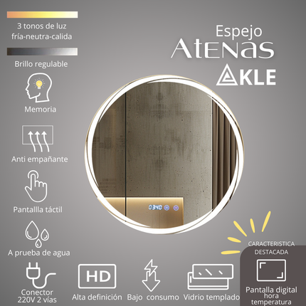 Espejo Led Atenas