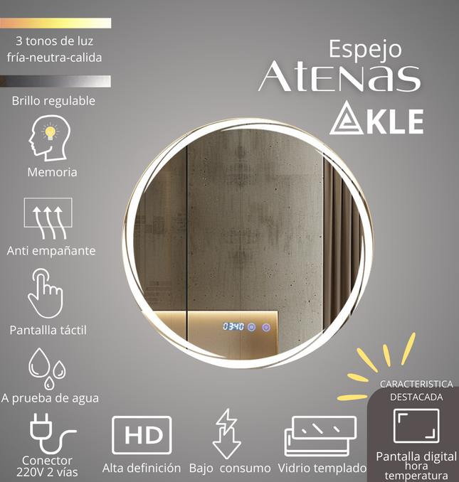 Espejo Led Atenas