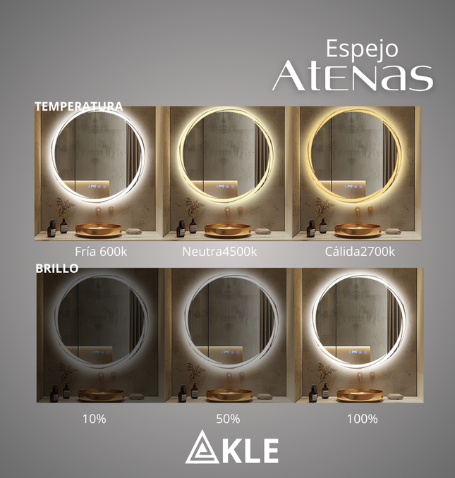 Espejo Led Atenas