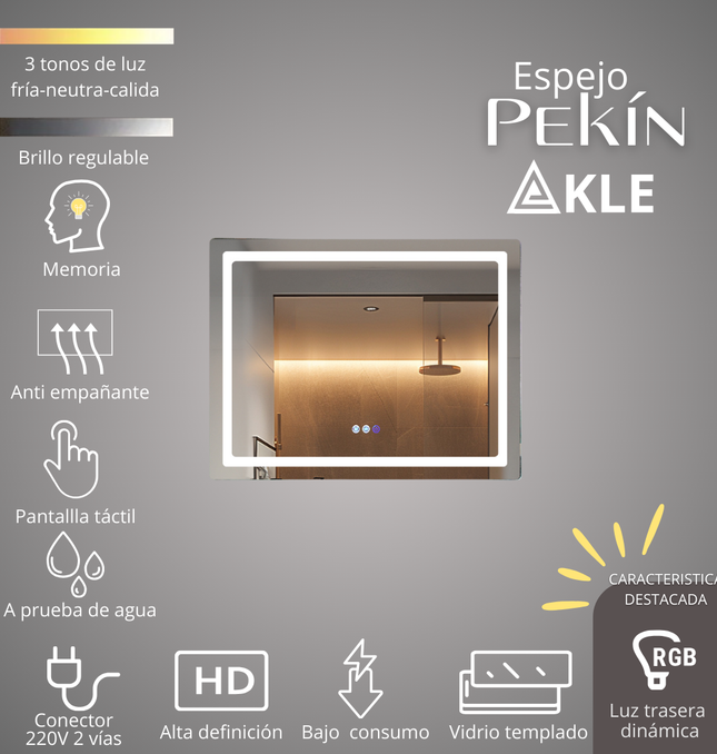 Espejo Led Pekín