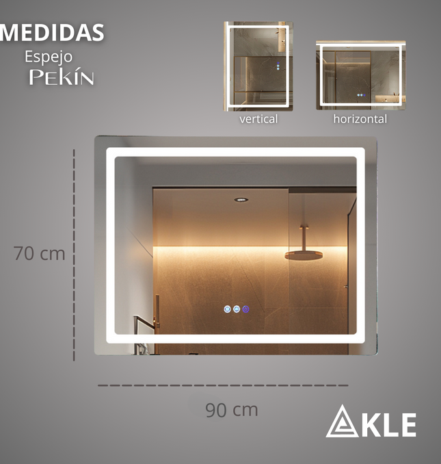 Espejo Led Pekín