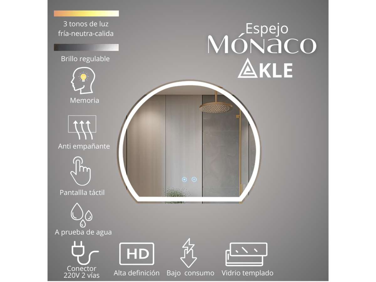 Espejo Led Mónaco