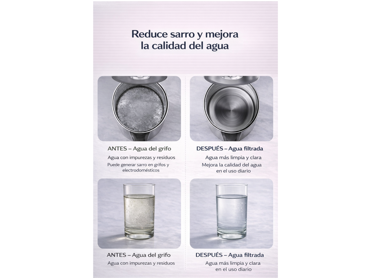 Purificador Agua UV Canilla Display Digital + Filtro Extra