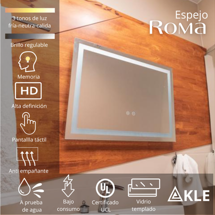 Espejo Led Roma
