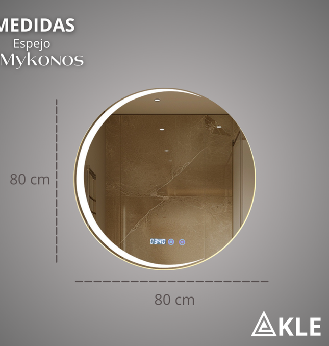 Espejo Led Mykonos
