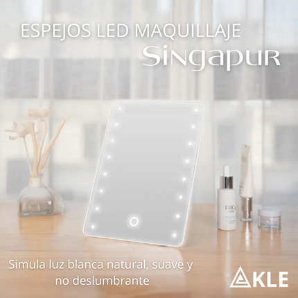 Espejo Led Portátil Singapur