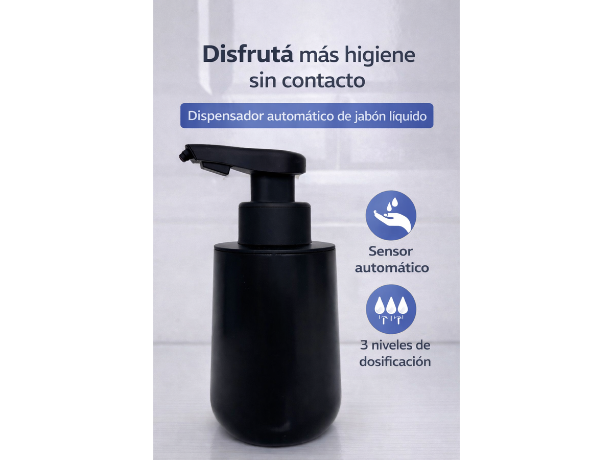 Dispensador Automático de Jabón Espuma 320 ml (Cerámica)