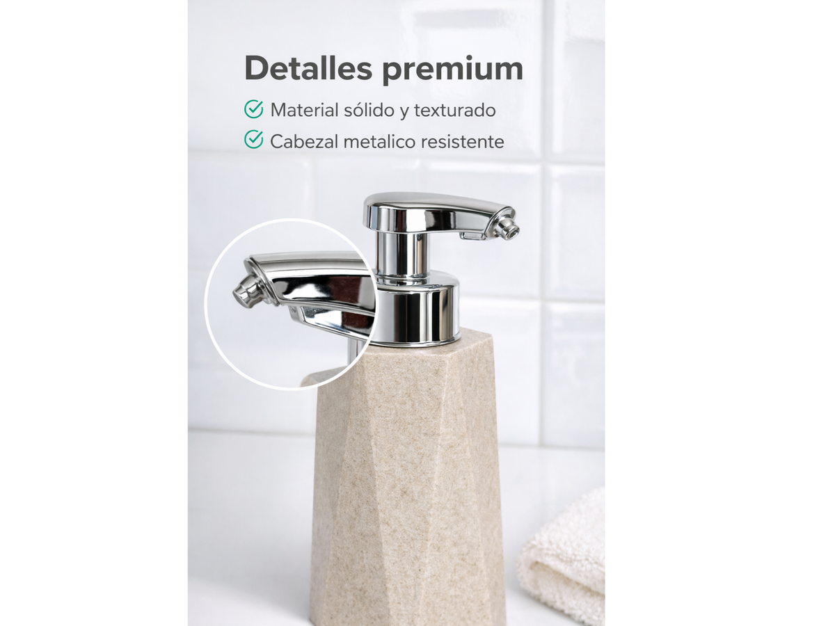 Dispensador Automático de Jabón Espuma 300 ml (Resina)