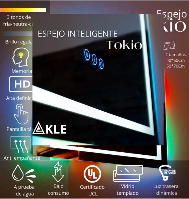 Espejo Led Tokio