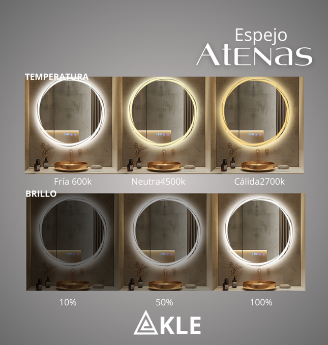 Espejo Led Atenas