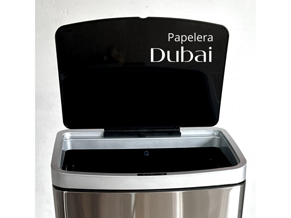 Papelera Automática Dubai Metal