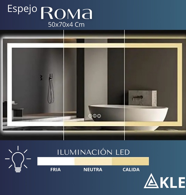 Espejo Led Roma