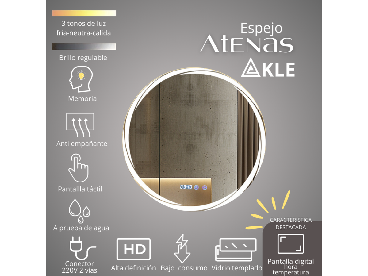 Espejo Led Atenas