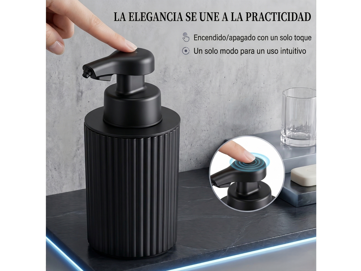 Dispensador Automático de Jabón Líquido 450 ml (ABS)