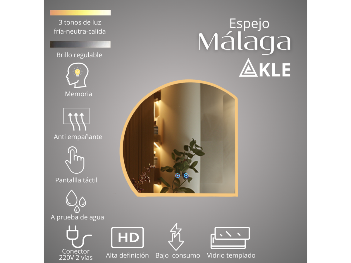 Espejo Led Málaga
