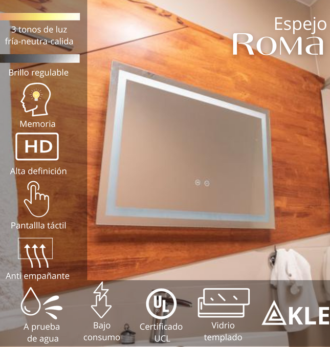 Espejo Led Roma