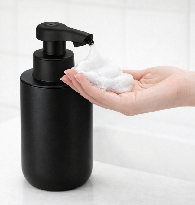 Dispensador Automático de Jabón en Espuma 320 ml Cerámica Recargable USB