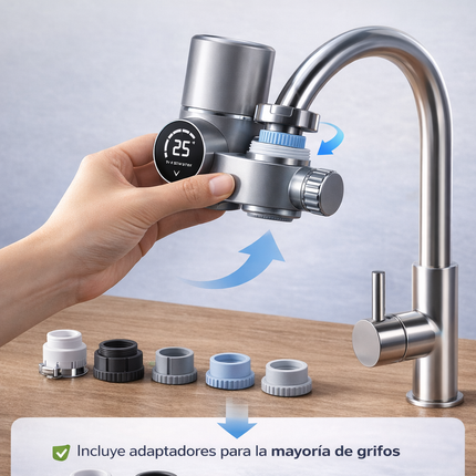Purificador de Agua UV para Canilla con Display Digital