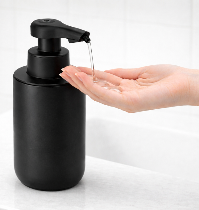 Dispensador Automático de Jabón Líquido 320 ml Cerámica Recargable USB