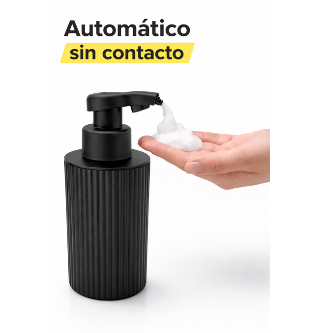 Dispensador Automático Jabón Espuma 450ml Sensor Recargable