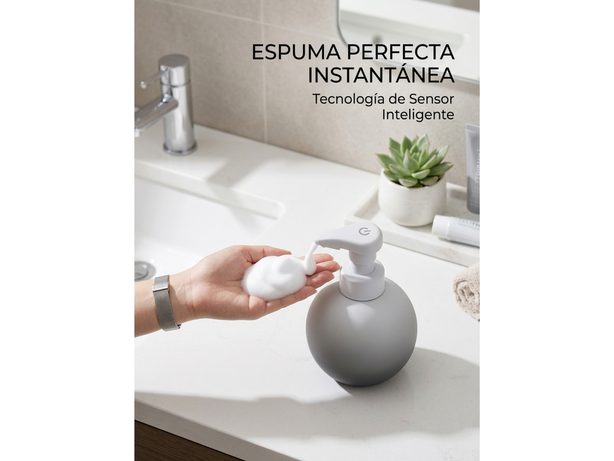 Dispensador Automático de Jabón Espuma 780 ml (Resina)