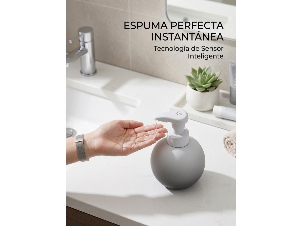 Dispensador Automático de Jabón Líquido 780 ml (Resina)
