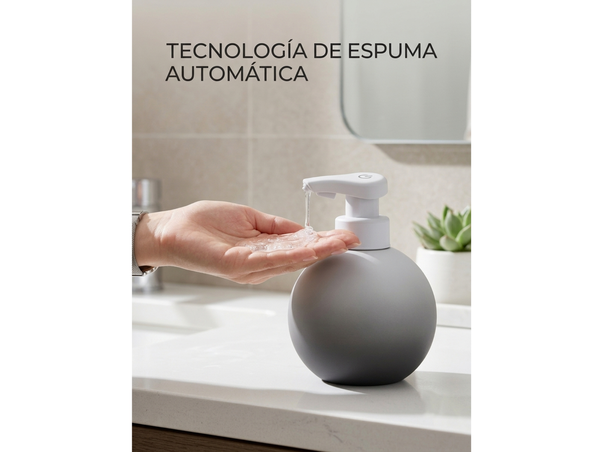 Dispensador Automático de Jabón Líquido 780 ml (Resina)