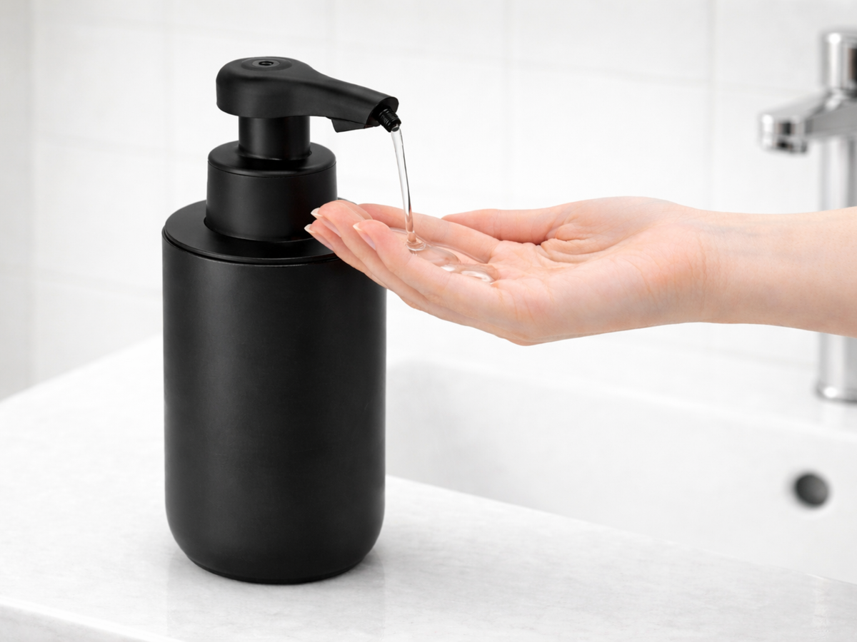 Dispensador Automático de Jabón Líquido 320 ml (Cerámica)